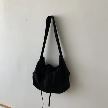 Canvas Messenger Tote Bag