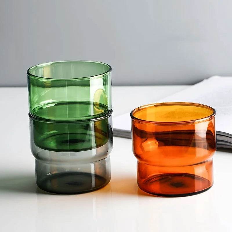 Stackable Glass Mug Collection