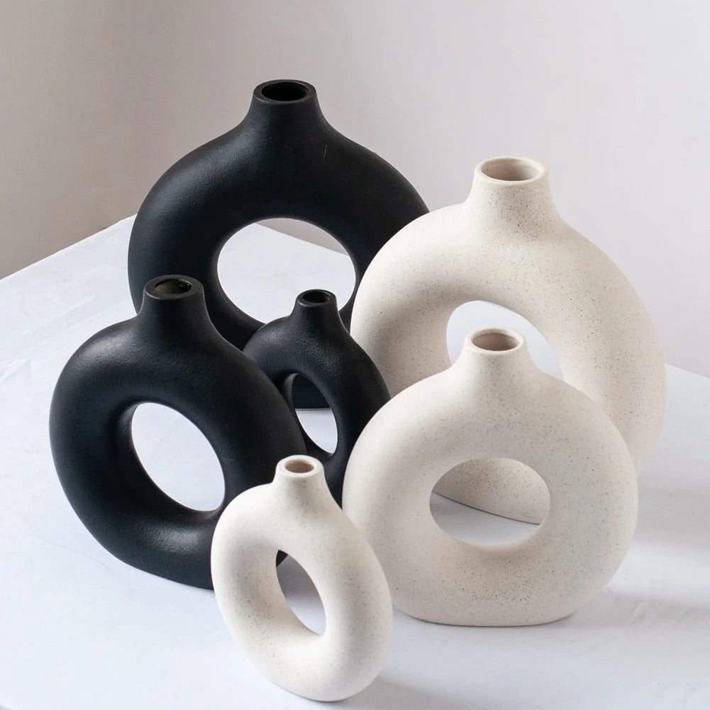 Donut Ceramic Vase