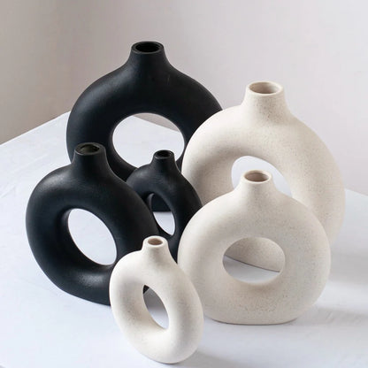 Donut Ceramic Vase